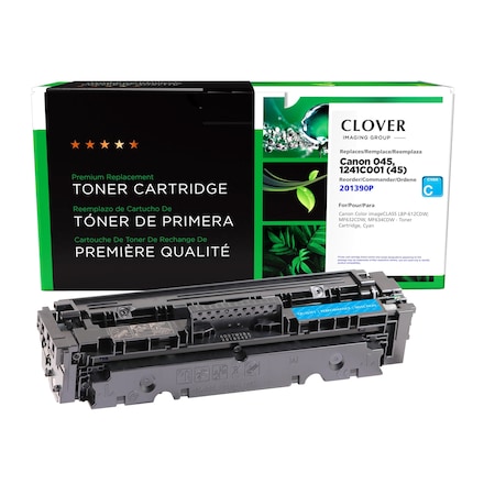 Cig Clover Imaging Remanufactured Cyan Toner Cartridge for Canon 1241C001 (045) 201390P